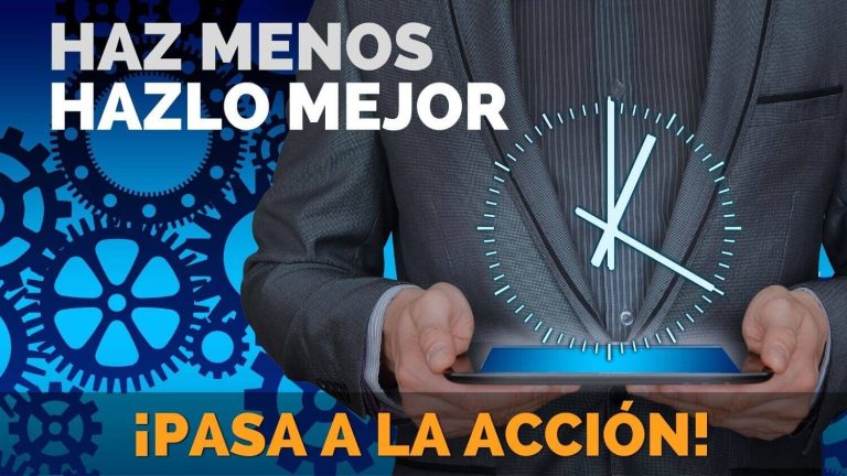 Haz Menos pero Mejor
