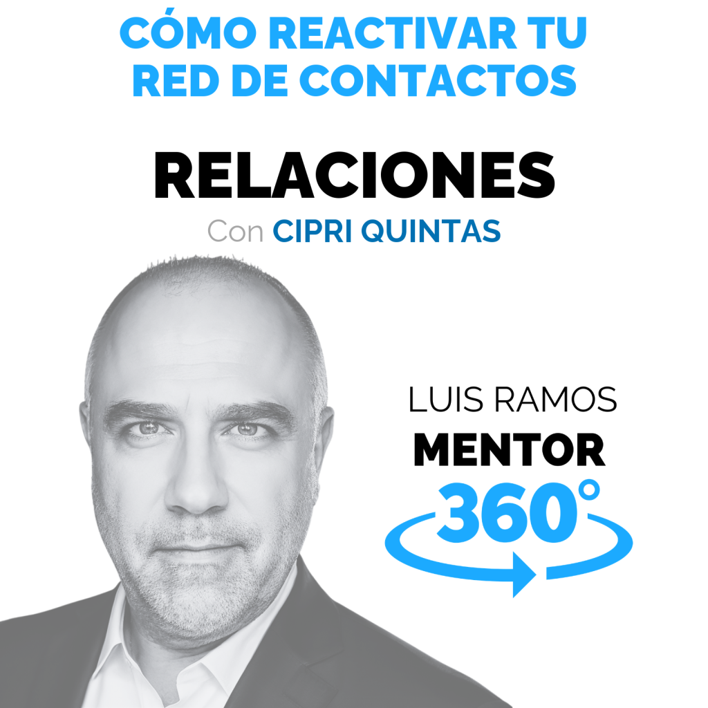 Portada del episodio Cómo reactivar tu red de contactos, con Cipri Quintas